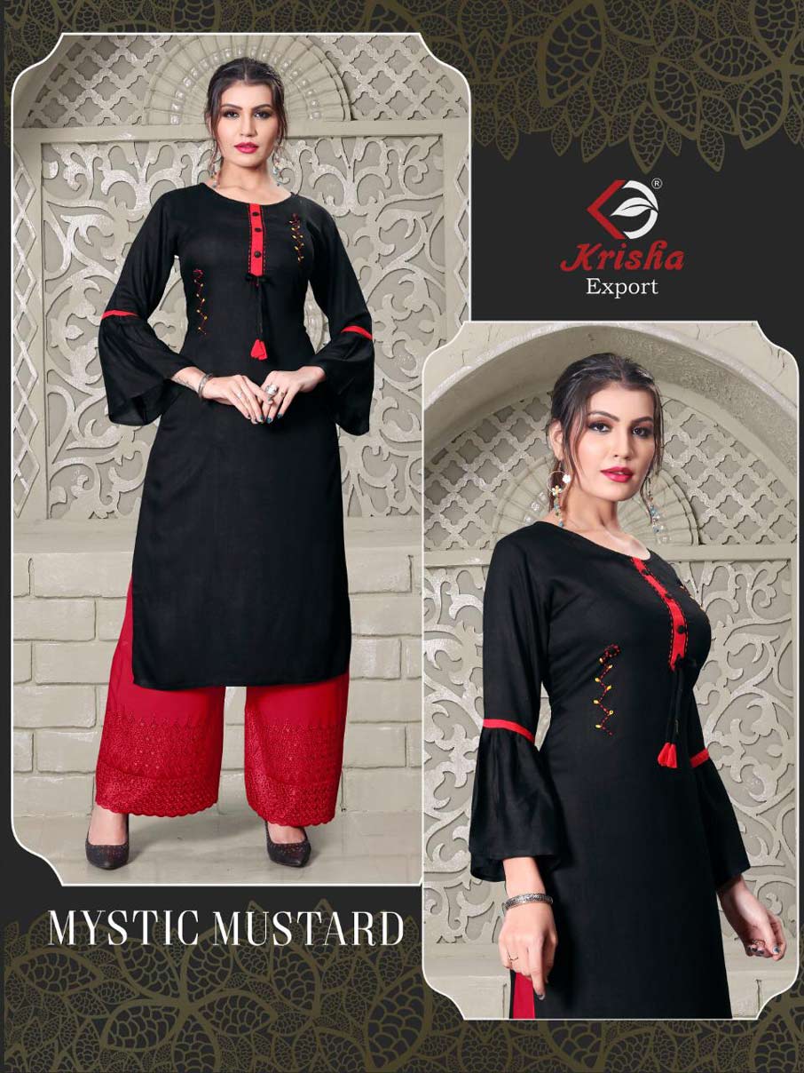 Plazzo World Krisha Export Embroidery Kurti Sets Plazzo World Krisha Export Embroidery Kurti Sets